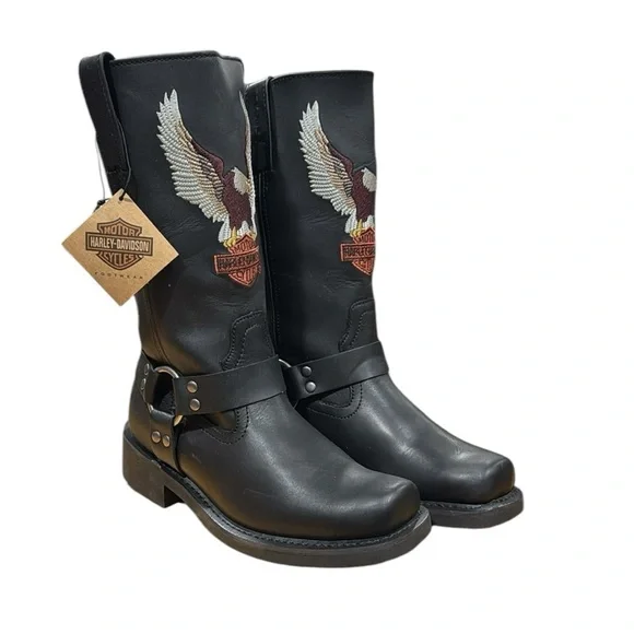 Harley-Davidson Men's Darren D93216 motorcycle boots. - Picture 1 of 16